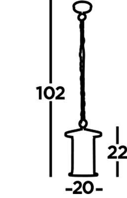 piekaramā āra lampa Searchlight Pagoda, melns, 1 gab. цена и информация | Āra apgaismojums | 220.lv