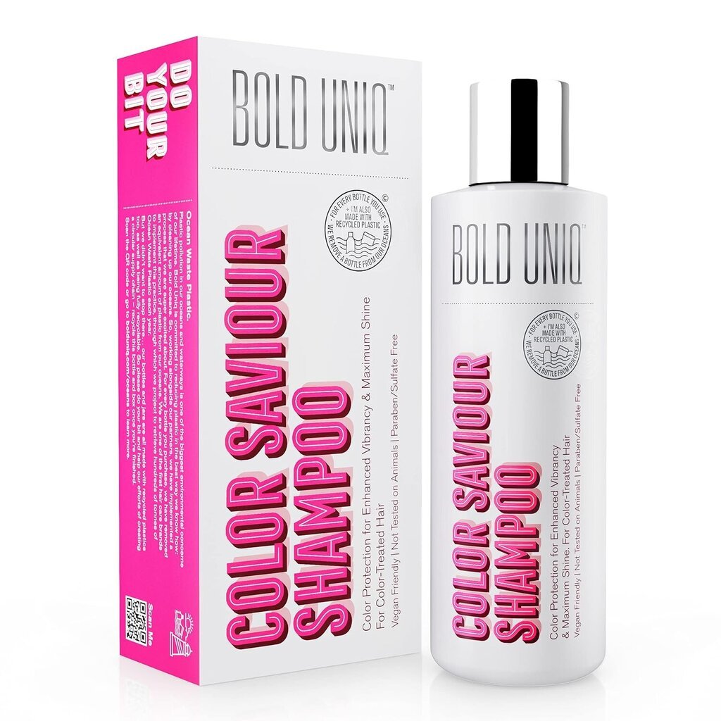 Sulfātu nesaturošs šampūns krāsotiem matiem Bold Uniq Color Saviour, 236 ml cena un informācija | Šampūni | 220.lv