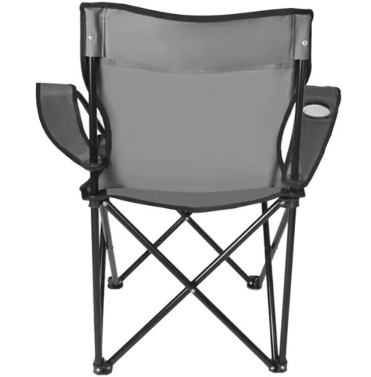 Saliekams makšķerēšanas krēsls, pelēks, 80 x 44 x 80 cm cena un informācija |  Tūrisma mēbeles | 220.lv