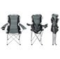 Saliekams makšķerēšanas krēsls, 55 x 54 x 110 cm, pelēks cena un informācija |  Tūrisma mēbeles | 220.lv