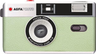 Товар с повреждённой упаковкой. Agfaphoto аналоговая камера 35 мм, зеленая цена и информация | Мобильные телефоны, фото и видео товары с поврежденной упаковкой | 220.lv