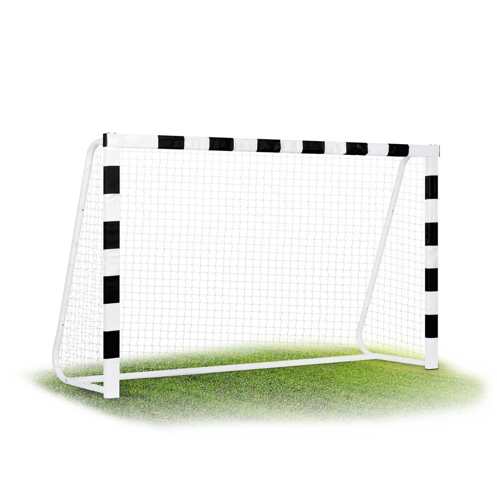 Futbola vārti, 300 cm x 160 cm x 90 cm, melnbalts цена и информация | Futbola vārti un tīkls | 220.lv