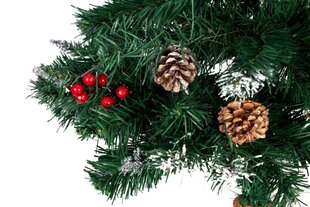 Рождественская елка на деревянном стволе, 160 см. цена и информация | Искусственные елки | 220.lv
