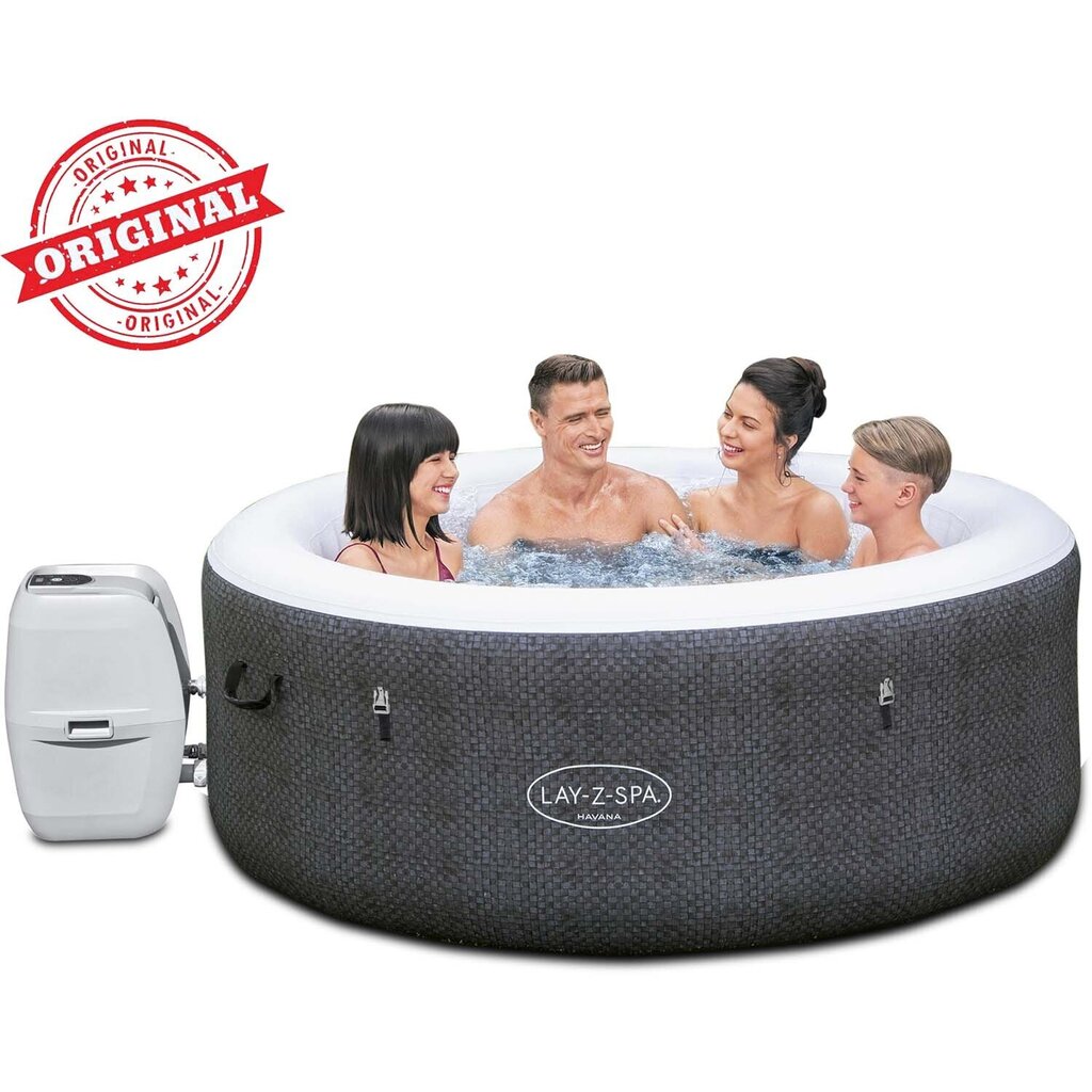 Piepūšamā spa džakuzi, 4 personām, 180 x 66 cm, Bestway цена и информация | Baseini | 220.lv