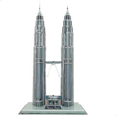 3D Puzle Colorbaby Petronas Towers, 6 gab. cena un informācija | Puzles, 3D puzles | 220.lv