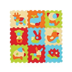 Paklājs - puzle Ludi Dzīvnieki, 60 d. цена и информация | Развивающие коврики | 220.lv
