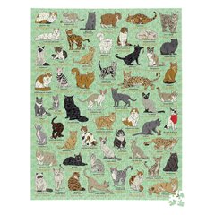 Puzle ar kaķiem Cat Lover's Jigsaw, 1000 d. cena un informācija | Puzles, 3D puzles | 220.lv