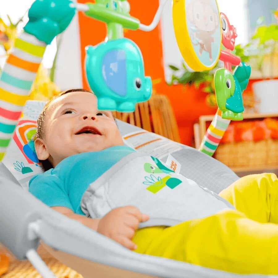 Gultiņa - šūpulītis mazuļiem, Grey cena un informācija | Bērnu šūpuļkrēsliņi | 220.lv