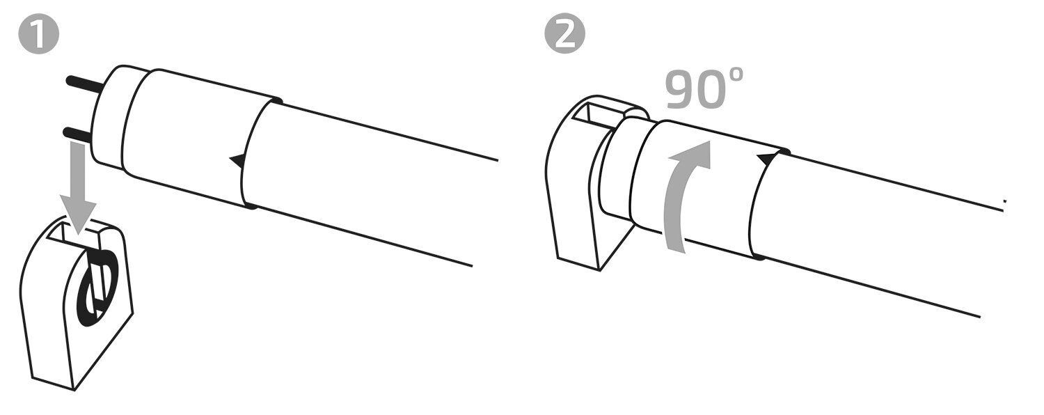 LED luminiscences spuldze T8 cena un informācija | Lustras | 220.lv