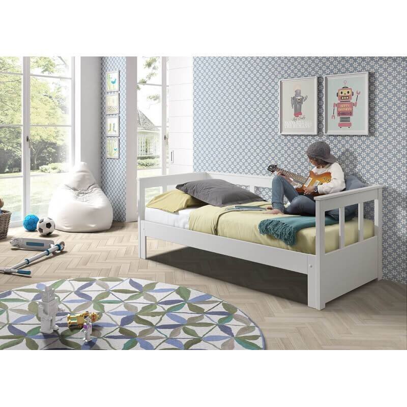 Bērnu gulta Aatrium Pino PIKB9114, 90x200 cm, balta цена и информация | Bērnu gultas | 220.lv