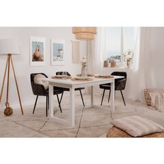 Обеденный стол Denver, белый цена и информация | Кухонные и обеденные столы | 220.lv