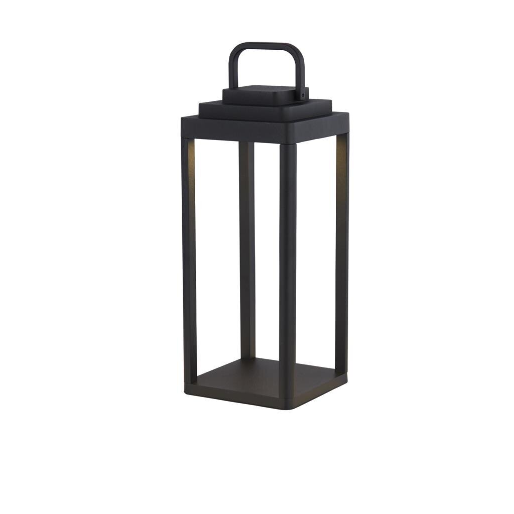 Āra galda lampa Searchlight Portobello 33502-350, melna цена и информация | Āra apgaismojums | 220.lv