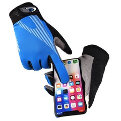 Велосипедные перчатки SONNY, синие, сенсорные. цена и информация | Велоперчатки | 220.lv