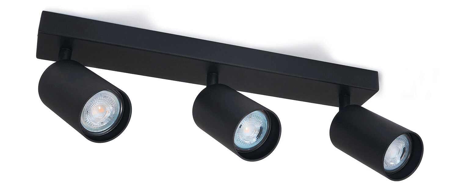 LED halogēna sienas un griestu gaismeklis Spoti x3 цена и информация | Griestu lampas | 220.lv
