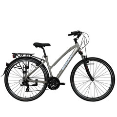 Туристический велосипед Bisan 28 TRX8200 City Lady (PR10010429) серый/белый (18) цена и информация | Велосипеды | 220.lv
