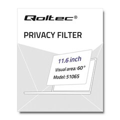 Qoltec Privacy Filter (51065) цена и информация | Qoltec Ноутбуки, аксессуары | 220.lv