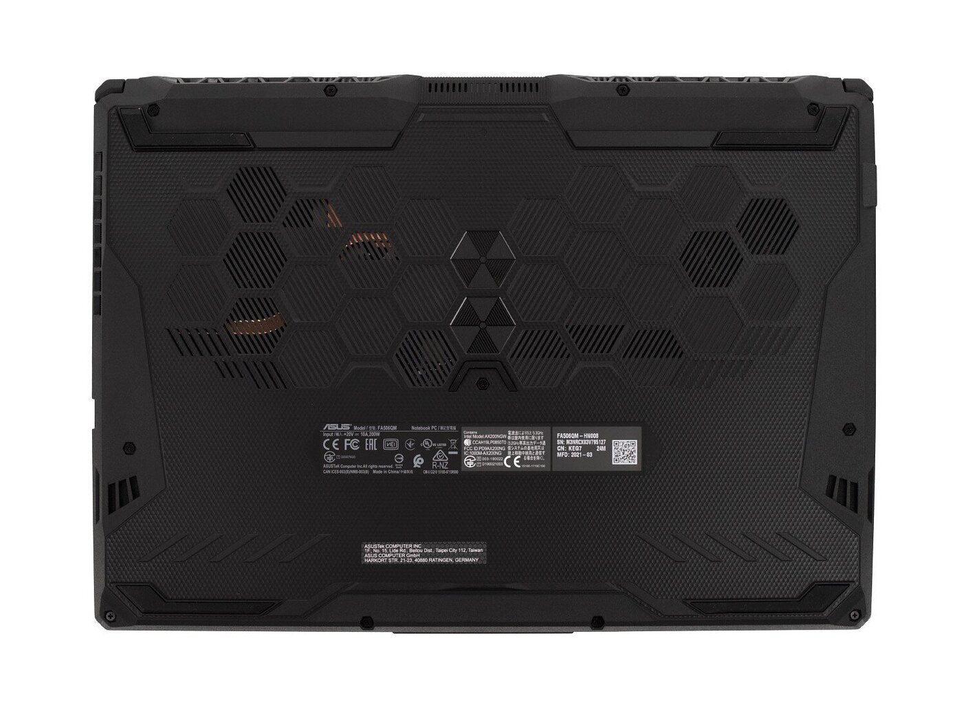 Ноутбук Asus TUF Gaming A15 FA506NC-HN001W (90NR0JF7-M001T0) цена | 220.lv