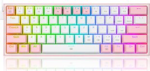 Redragon K617-RGB Розовый цвет цена и информация | Клавиатуры | 220.lv