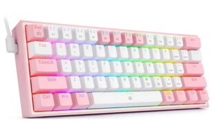 Redragon K617-RGB Pink cena un informācija | Klaviatūras | 220.lv