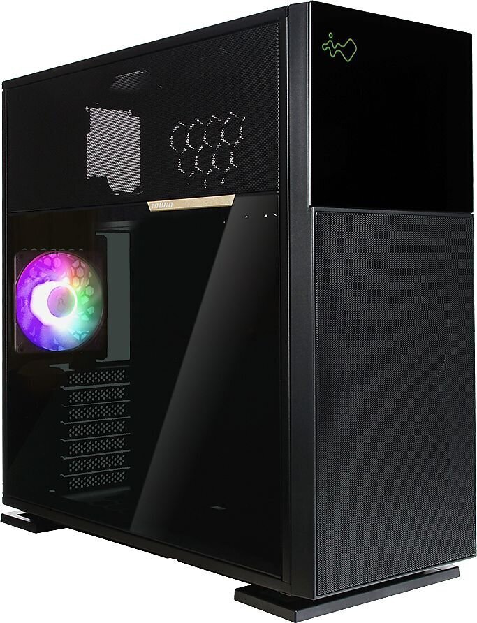 in Win 515 Black ARGB (IW-CS-515BLK-1AL120) цена и информация | Datoru korpusi | 220.lv