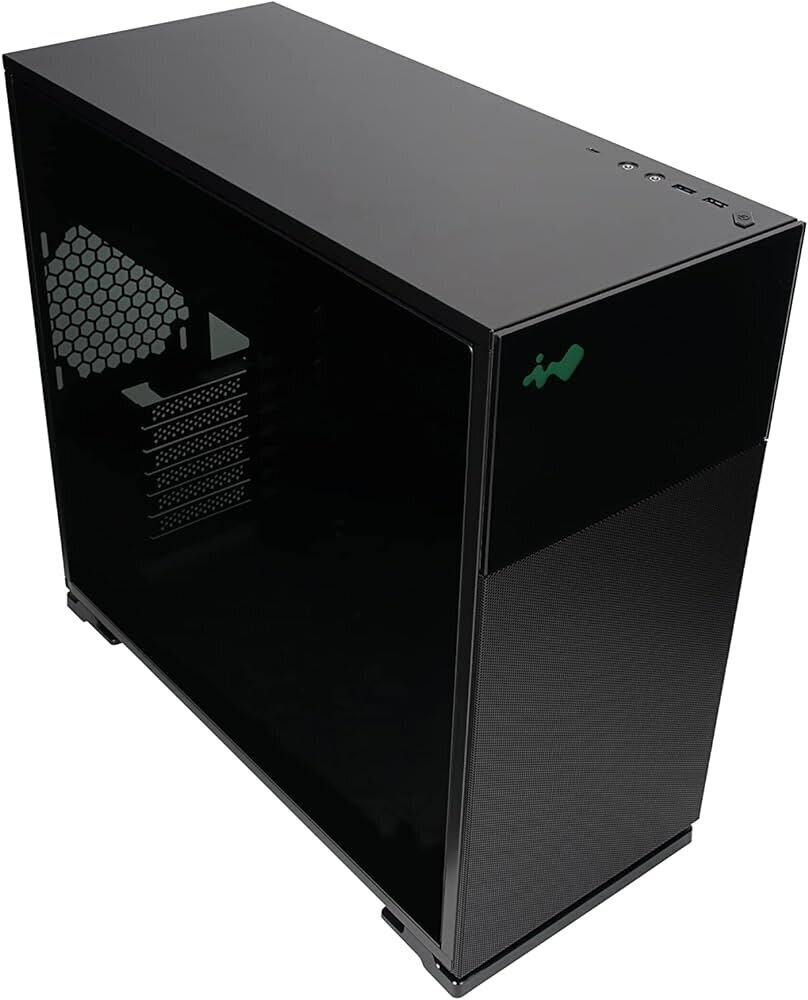 In Win 127 Black ARGB (IW-CS-127BLK) cena un informācija | Datoru korpusi | 220.lv