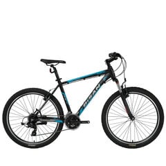 Kalnu velosipēds Bisan MTX7050 VB 26, melns cena un informācija | Velosipēdi | 220.lv