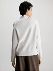 Женский свитер Calvin Klein Recycled Wool Mock Neck Vanilla Ice K20K205985YAT 560077437, белый цена и информация | Женские кофты | 220.lv