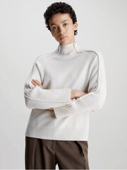 Calvin Klein džemperis sievietēm K20K205985YAT, balts cena un informācija | Sieviešu džemperi | 220.lv