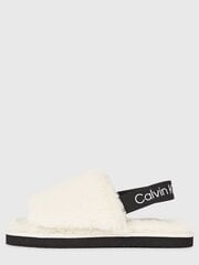 Тапочки женские Calvin Klein, белые цена и информация | Шлепанцы, тапочки для женщин | 220.lv