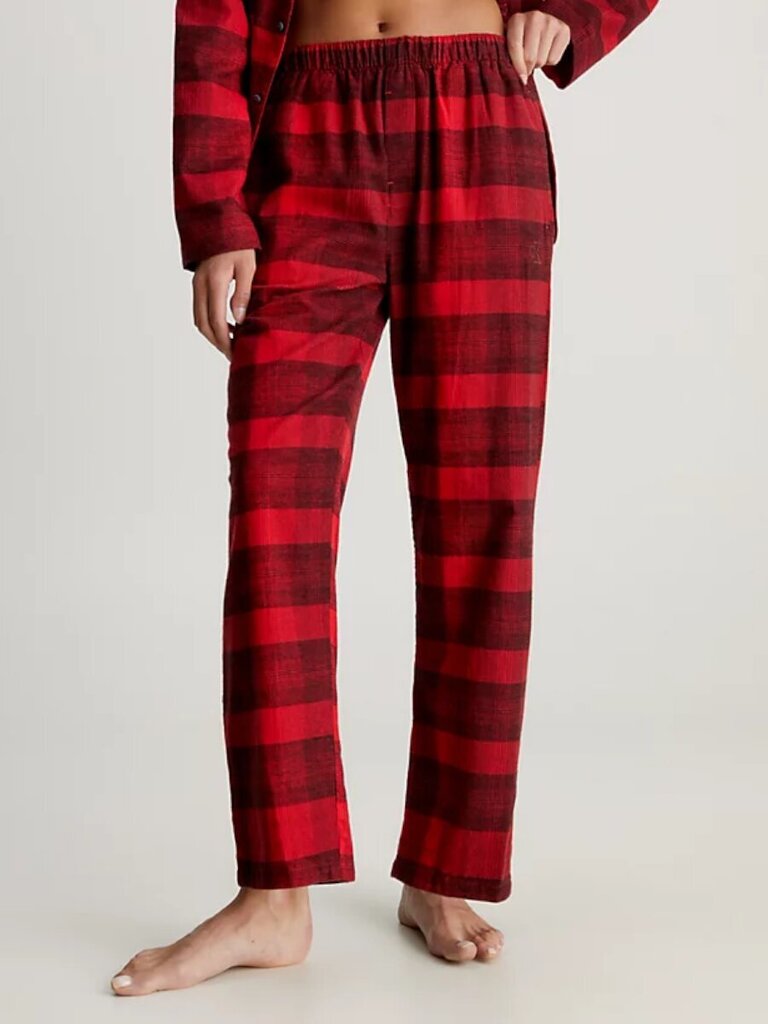 Calvin Klein pidžamas bikses sievietēm 000QS7038EK94, sarkanas cena un informācija | Naktskrekli, pidžamas | 220.lv