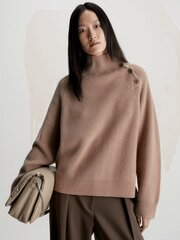 Džemperis sievietēm Calvin Klein, brūns cena un informācija | Sieviešu džemperi | 220.lv