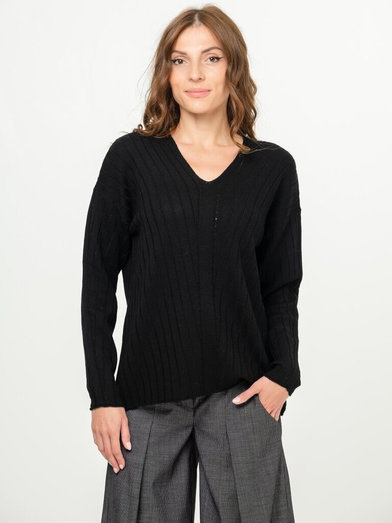 Džemperis sievietēm Loriata 8124, melns cena un informācija | Sieviešu džemperi | 220.lv