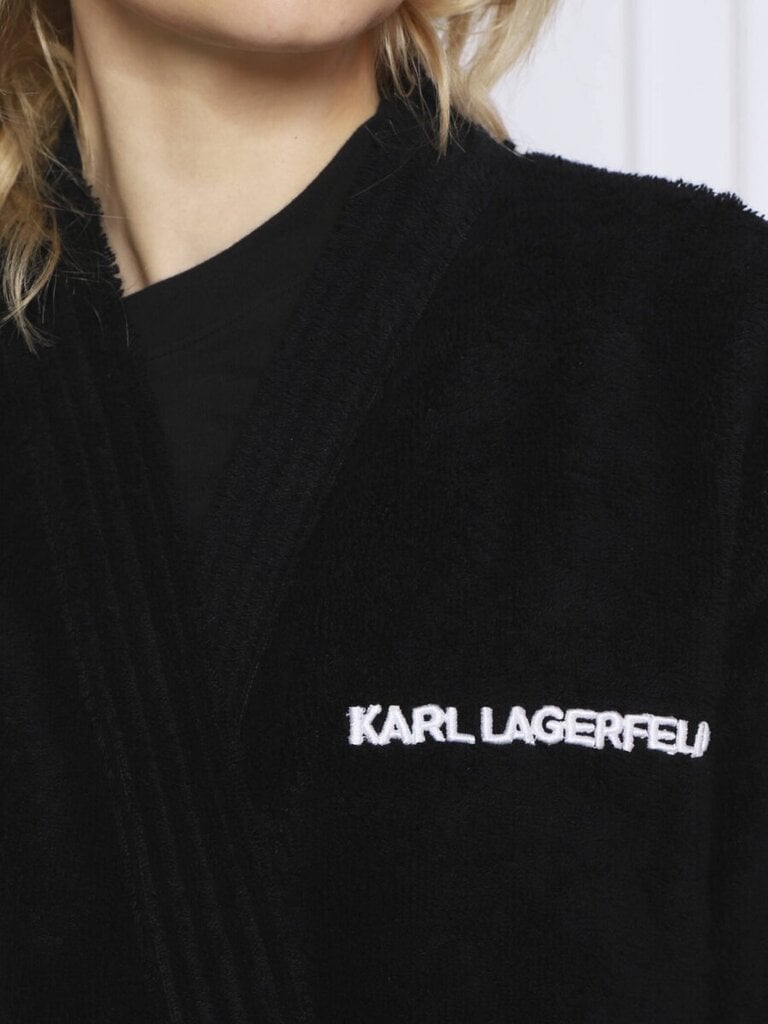 Karl Lagerfeld halāts sievietēm Ikonik 2.0 545009832, melns цена и информация | Sieviešu halāti | 220.lv