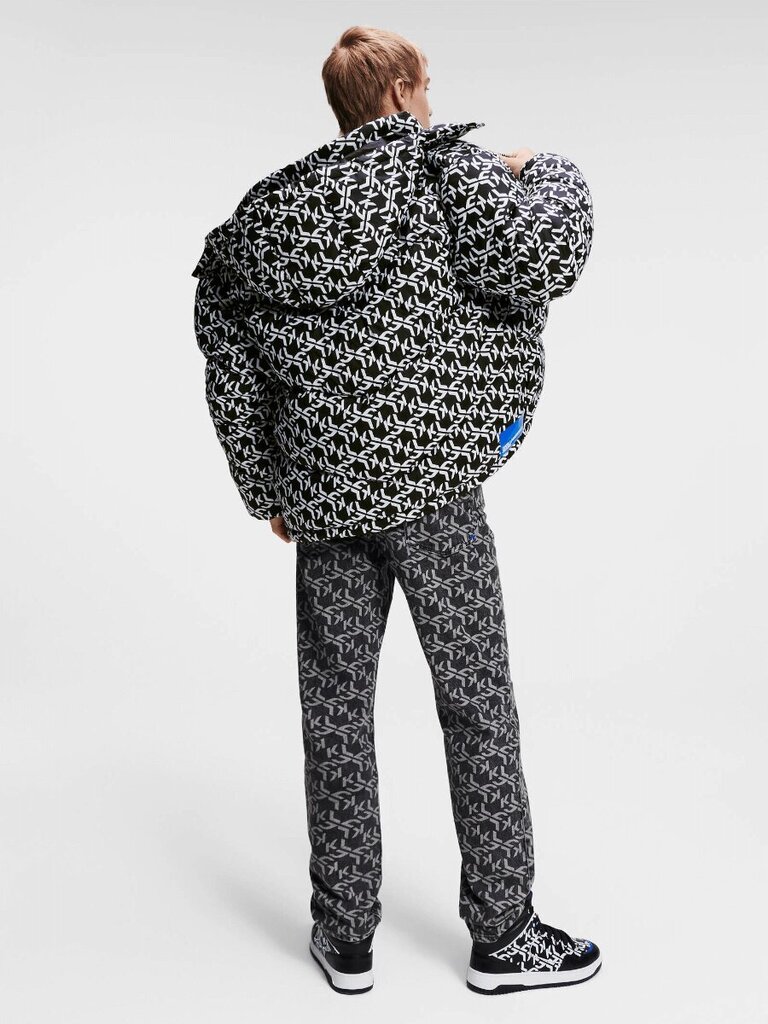 Karl Lagerfeld Jeans jaka vīriešiem Monogram 236D1500 563760220, melna цена и информация | Vīriešu virsjakas | 220.lv