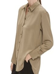 Рубашка женская Calvin Klein, коричневая цена и информация | Женские блузки, рубашки | 220.lv