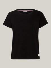 Женская футболка Tommy Hilfiger Short Sleeve T-Shirt UW0UW04873BDS 545667895, черный цена и информация | Женские футболки | 220.lv