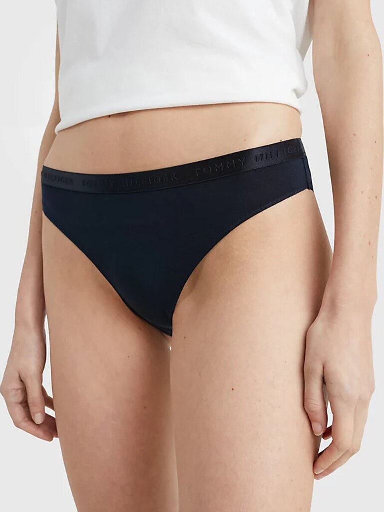 Tommy Hilfiger biksītes sievietēm Logo Waistband Briefs Multi 545665590, dažādas krāsas, 3 gab. cena un informācija | Sieviešu biksītes | 220.lv