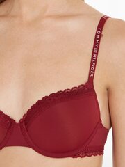 Tommy Hilfiger krūšturis sievietēm Demi-Bra Rouge 545664262, sarkans cena un informācija | Krūšturi | 220.lv