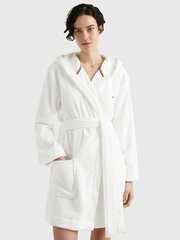 Халат Tommy Hilfiger, Lounge Hooded White цена и информация | Женские халаты | 220.lv