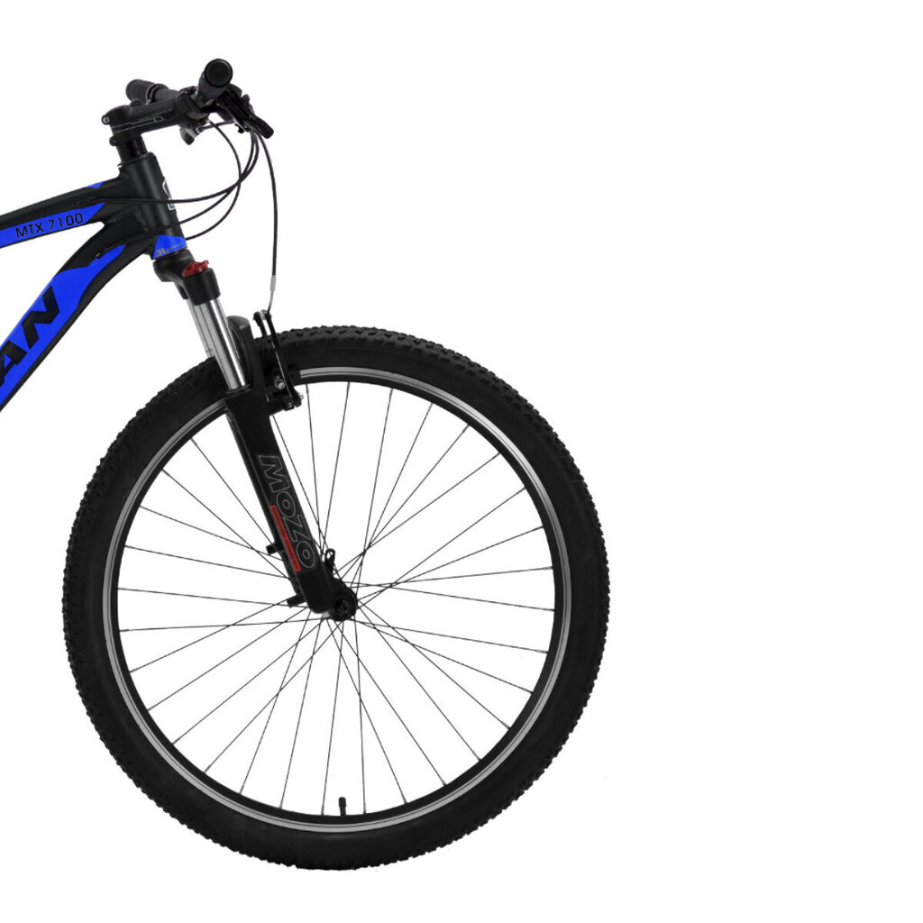 Kalnu velosipēds Bisan MTX7100 29, melns/zils цена и информация | Velosipēdi | 220.lv