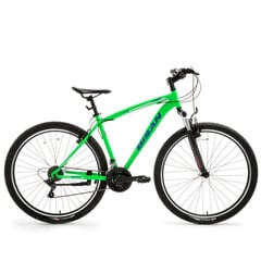 Kalnu velosipēds Bisan Leon VB 29, zaļš/zils цена и информация | Велосипеды | 220.lv