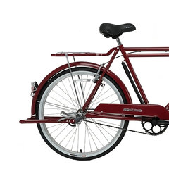Vīriešu pilsētas velosipēds Bisan Roadstar GL 26, sarkans cena un informācija | Velosipēdi | 220.lv