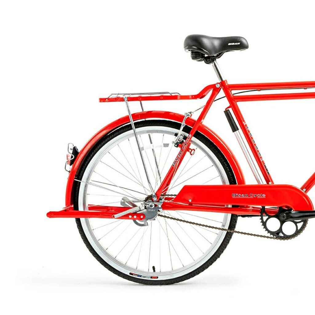 Sieviešu pilsētas velosipēds Bisan Roadstar GL 26, sarkans cena un informācija | Velosipēdi | 220.lv