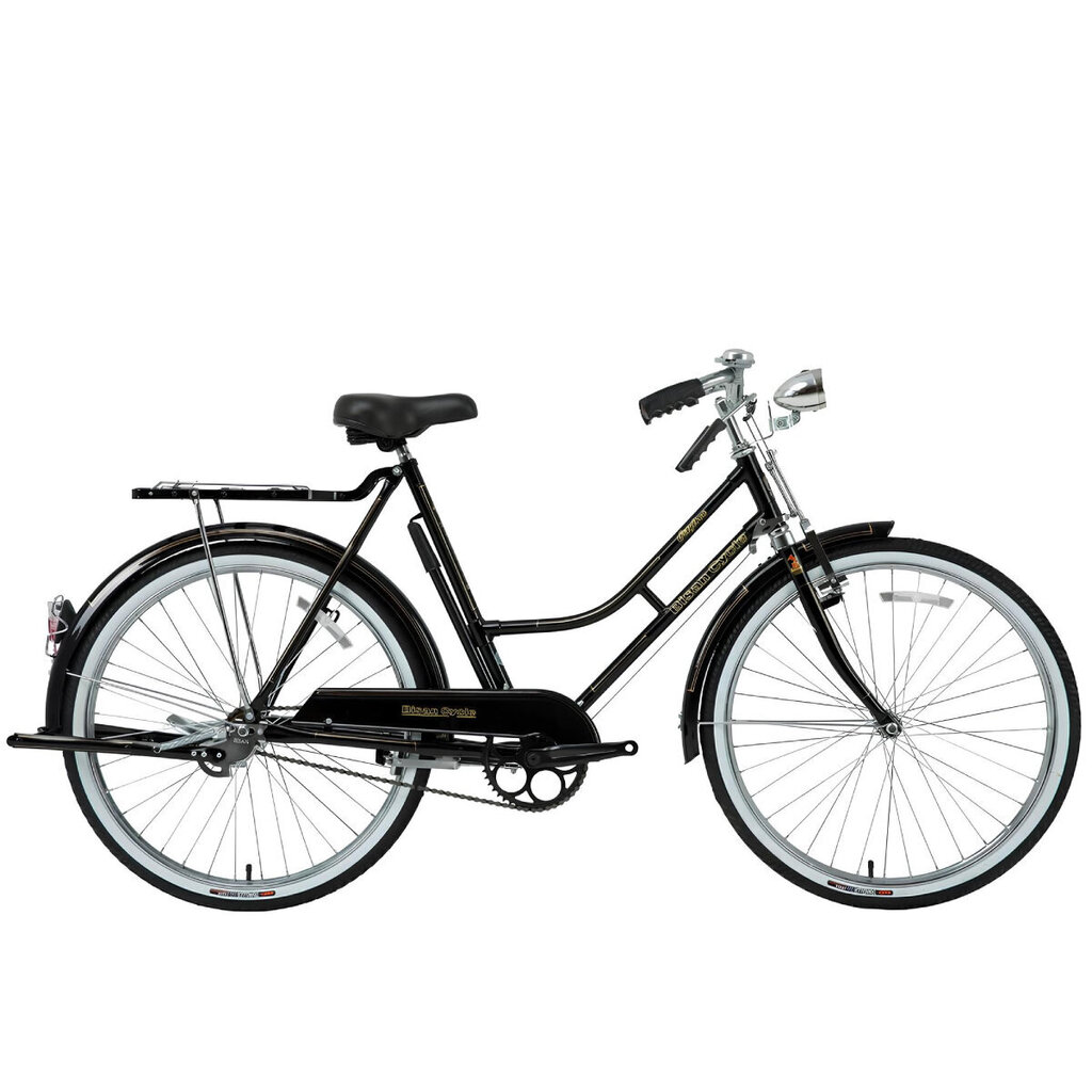 Sieviešu pilsētas velosipēds Bisan Roadstar Classic Lady 26, melns cena un informācija | Velosipēdi | 220.lv