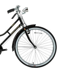 Sieviešu pilsētas velosipēds Bisan Roadstar Classic Lady 26, melns cena un informācija | Velosipēdi | 220.lv