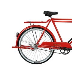 Vīriešu pilsētas velosipēds Bisan Roadstar Classic 26, sarkans цена и информация | Велосипеды | 220.lv