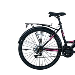 Sieviešu pilsētas velosipēds Bisan 26 Mabella, melns/violets cena un informācija | Velosipēdi | 220.lv