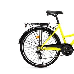 Sieviešu pilsētas velosipēds Bisan Smile 28, dzeltens cena un informācija | Velosipēdi | 220.lv