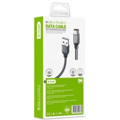 D-Fruit кабель USB-A - USB-C 1 м, серый (DF441C) цена и информация | Кабели для телефонов | 220.lv