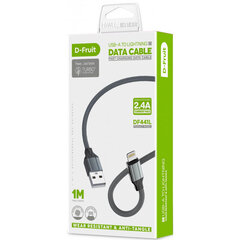 D-Fruit кабель USB-A - Lightning 1 м (DF441L) цена и информация | Кабели для телефонов | 220.lv